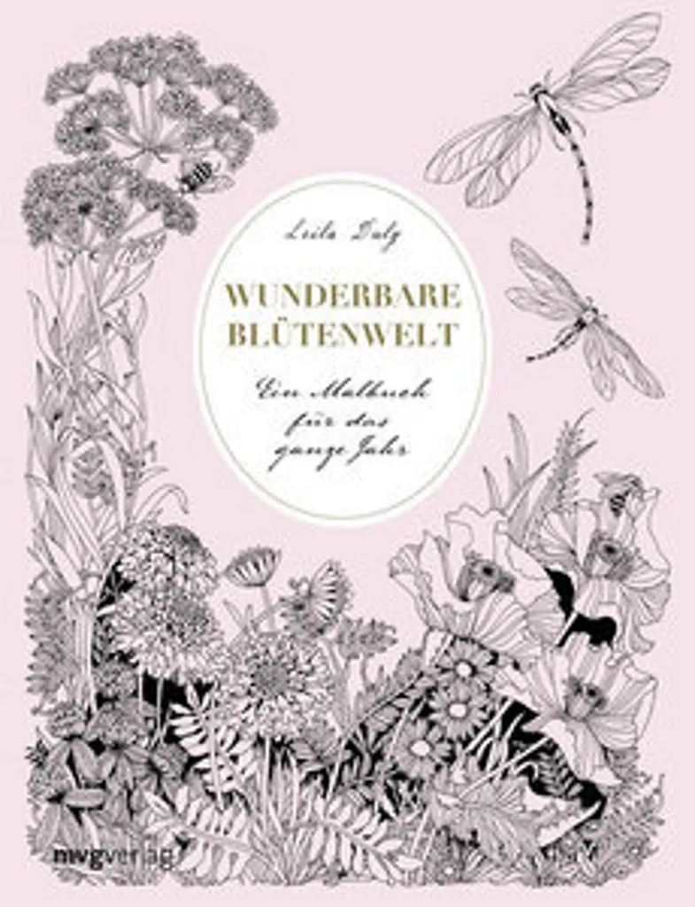 Livre de Coloriage Anti-stress Un Monde de Fleurs Merveilleux 96 Pages