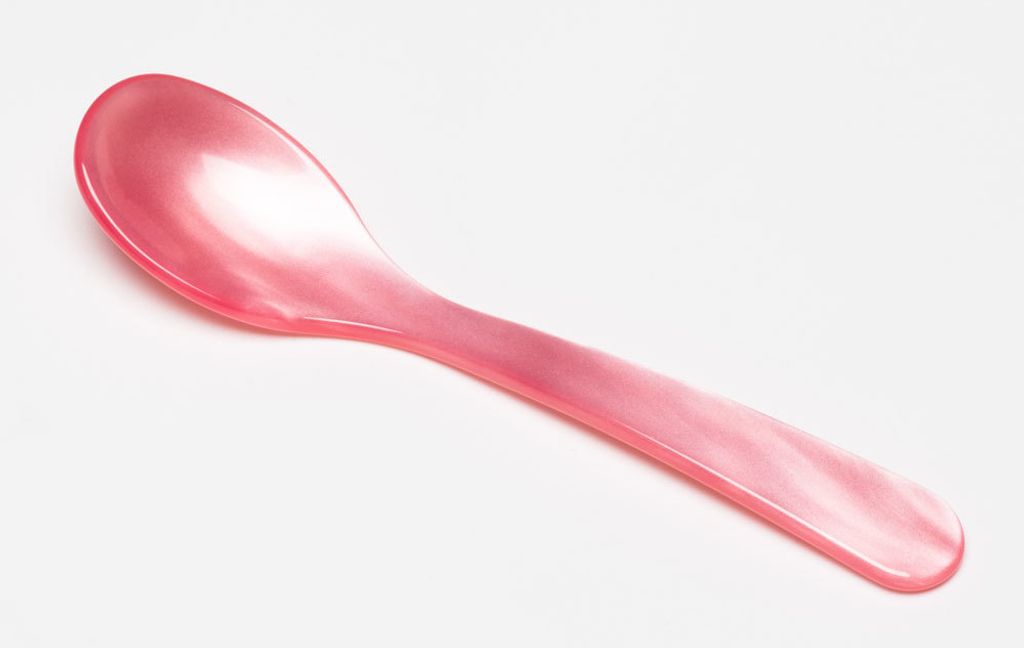 G.F. Heim Söhne Cuillère à oeuf en verre acrylique rose Image du produit 