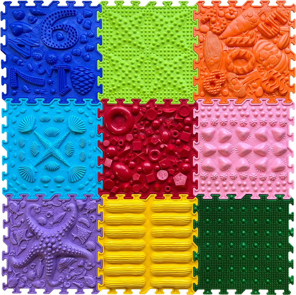 Tapis sensoriel Montessori pour bébé et enfant - Tapis de massage sol