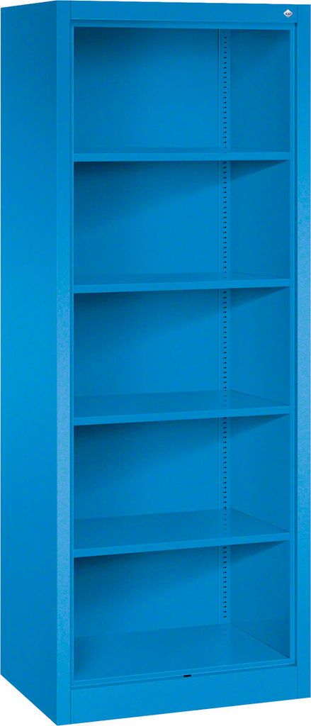 Büroregal mit 4 Einlegeböden Bücherregal Standregal Aktenregal 195x70x50 cm