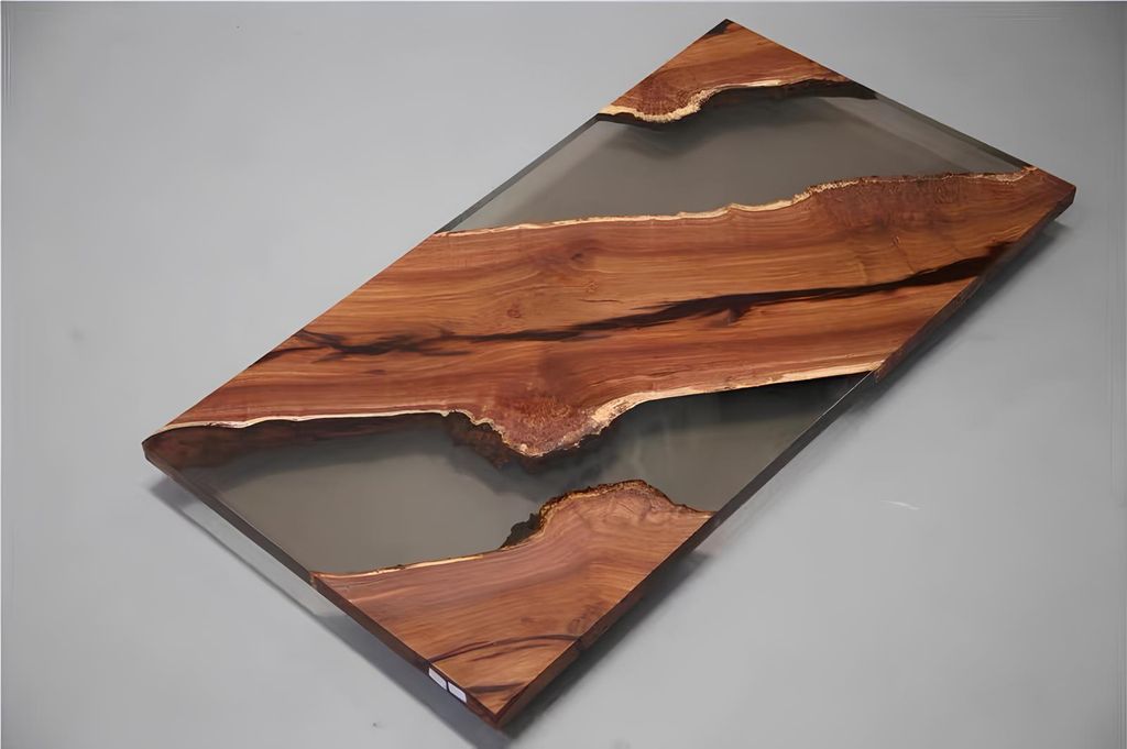 Esstisch River Table Echtes Holz Flusstisch Massiv Epoxidharz Tische 200x90 Neu