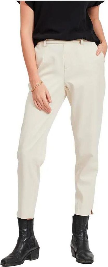Object Lisa Slim Hosen Beige 42 Damen Beige 42