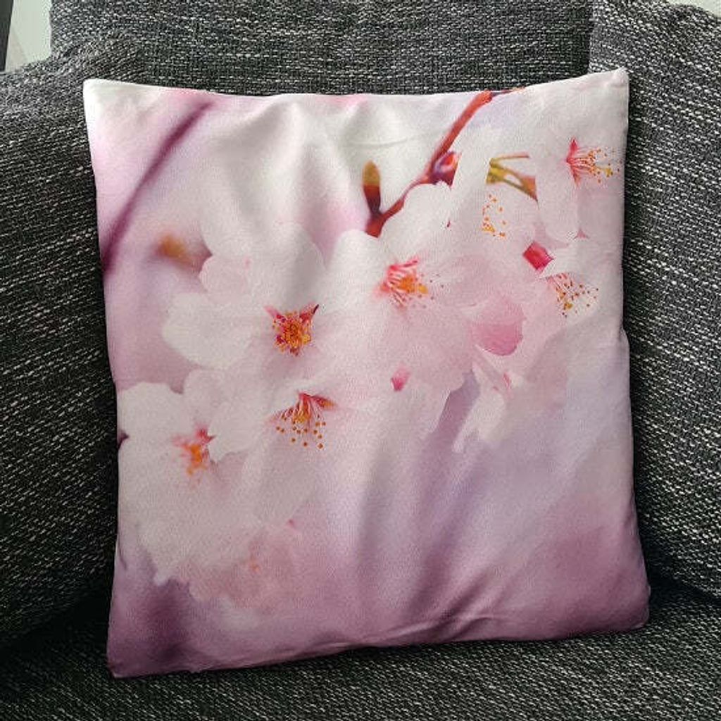 Kissenbezug Japanische Kirschblüte - 45cm x 45cm