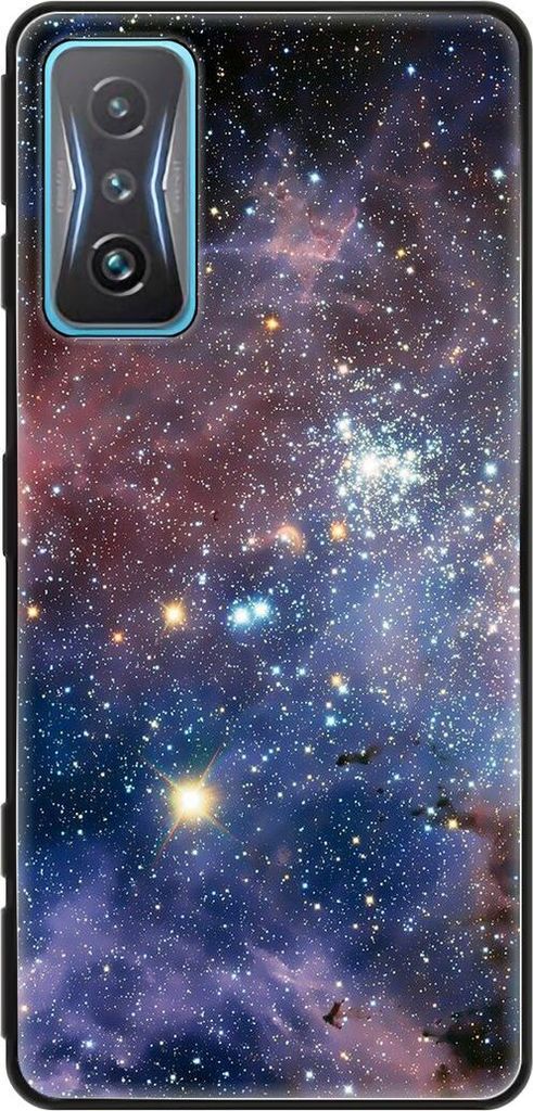 König Design Hülle kompatibel mit Xiaomi Redmi K50 Gaming Kunststoff Soft Handyhülle - Handy Case Universum