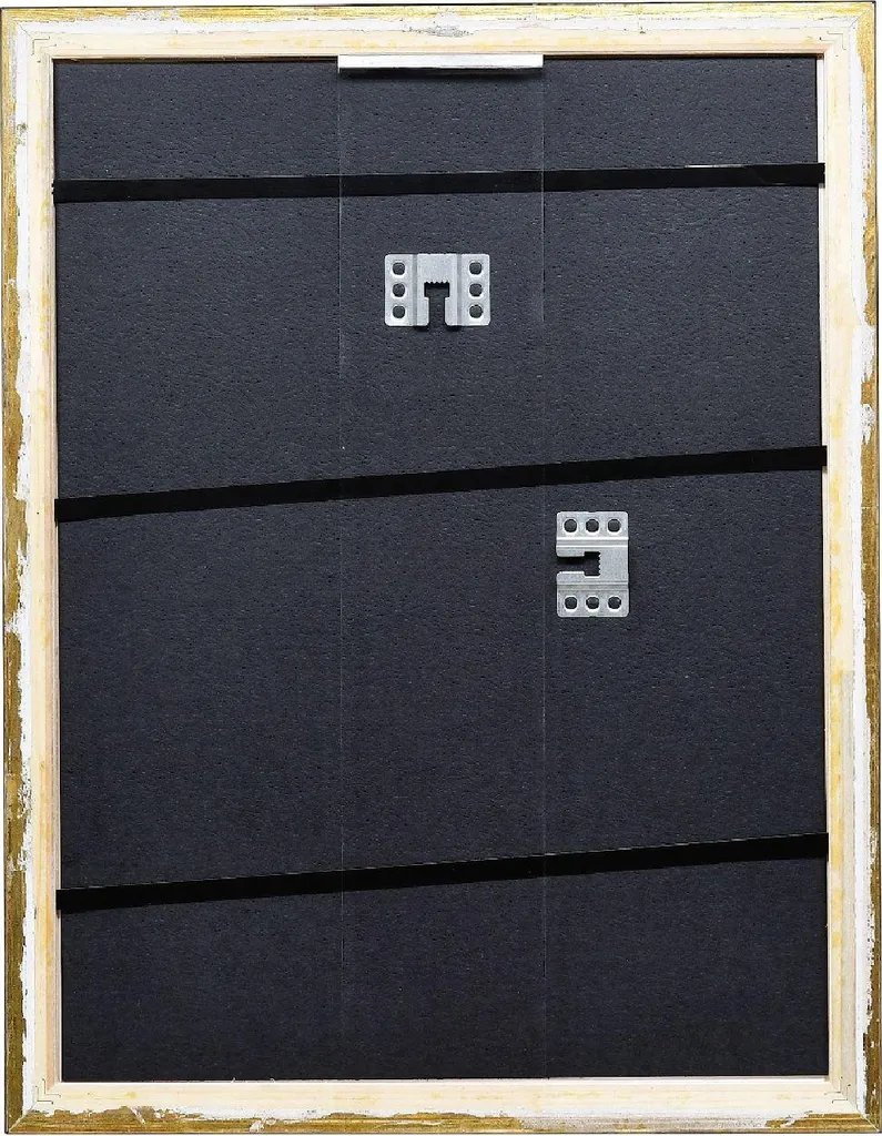 Idee Arredo: Cornice 25x60 Legno Barocco Nero Argento Profilo 86 - 3