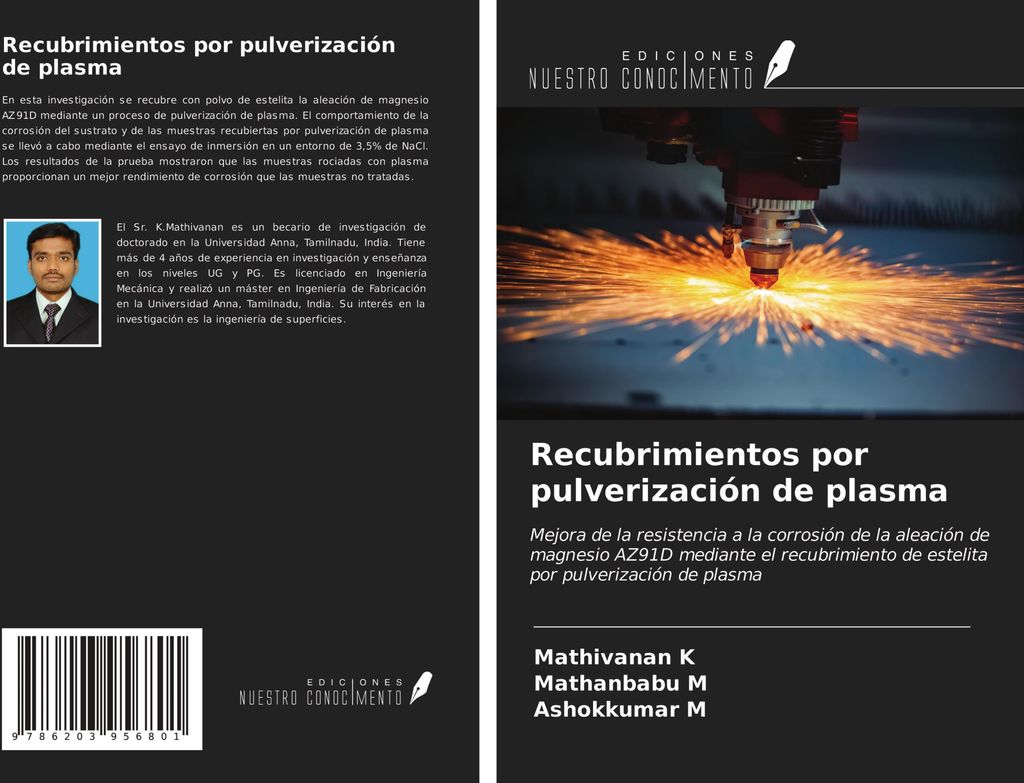 Recubrimientos por pulverización de plasma