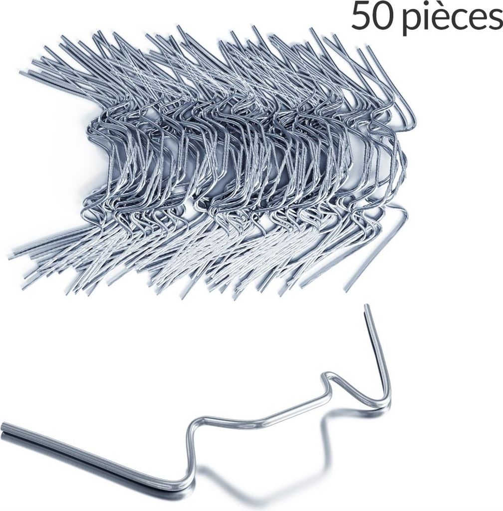 50x Clips de vitrage pour Serre Inoxydable Plaque Image du produit 