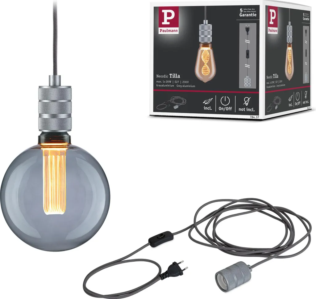 Offerta Paulmann Neordic Tilla: Lampada a Sospensione E27 Prezzo Top