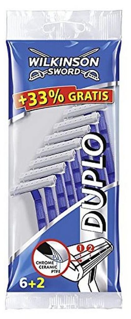 Wilkinson Duplo rasoio usa e getta Promo 8 pezzi per uomo Immagine del prodotto 
