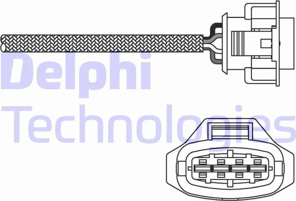 Capteur d'Oxygène DELPHI ES10792-12B1 pour Système Échappement Stilo