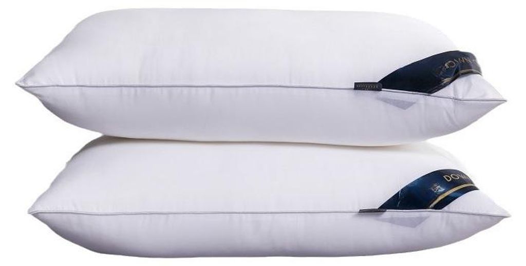48x74 cm 2er Set, Federkissen mit 3 Kammer Füllung - Luxus Produktbild 