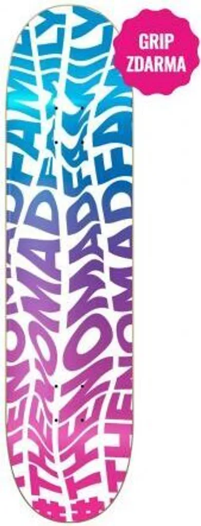 Planche de Skateboard Complète Nomad Psicodelic Design 8.0 Pouces