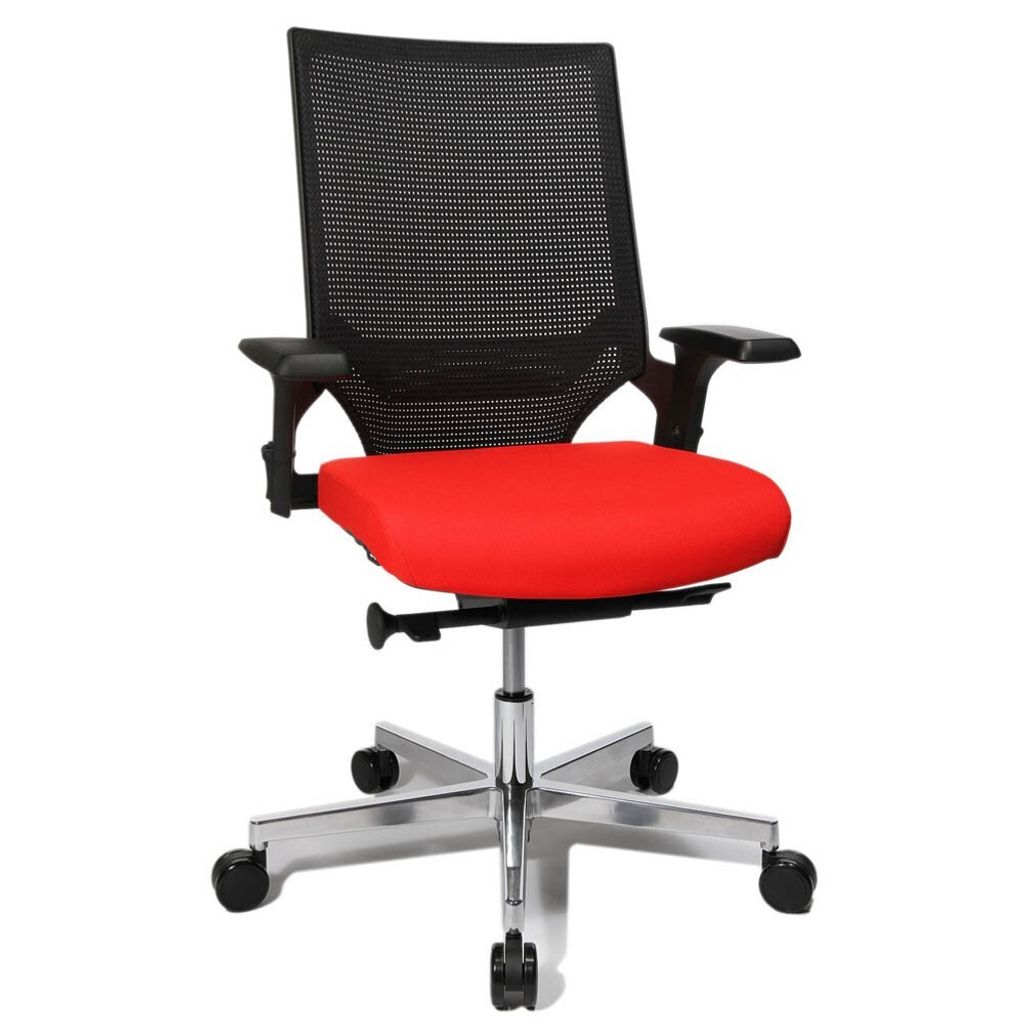 Topstar Bürodrehstuhl "T300", rot / schwarz Produktbild 