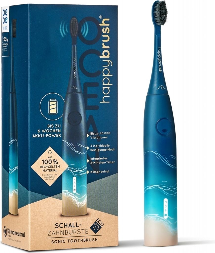 Happybrush ECO VIBE 3 Starterkit Ocean - Brosse à dents Image du produit 