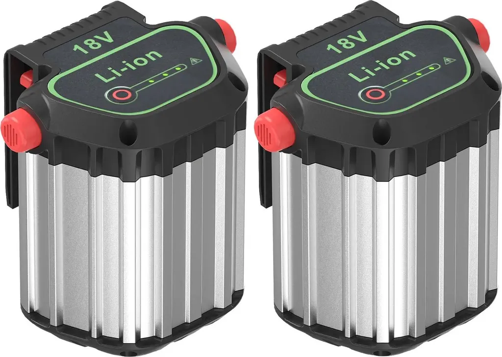 Kit 2x Batterie 4.0Ah 4000mAh per Giardinaggio - Massima Potenza