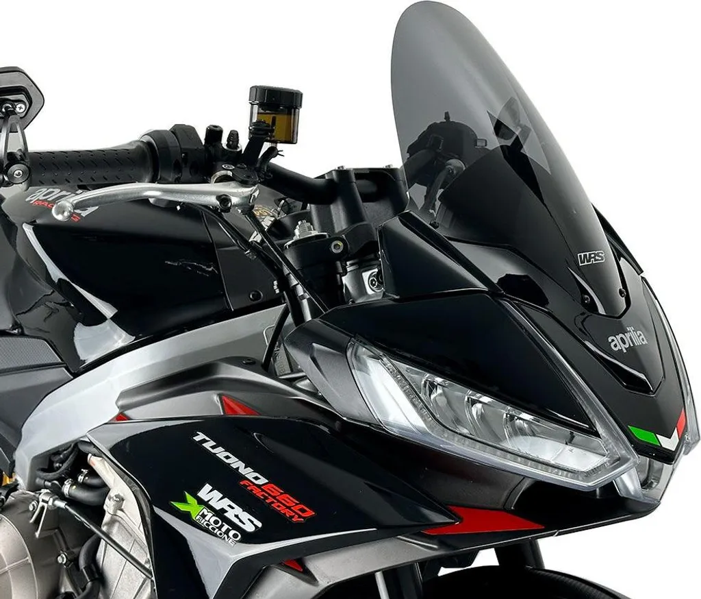 Bulle Touring Moto pour Tuono - Confort de Route Wscrn Tour Smoke