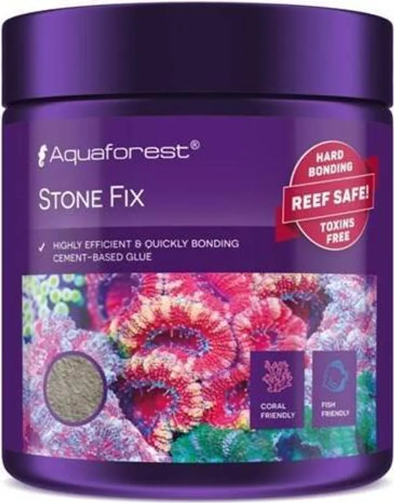 Mortier de fixation Stone Fix Aquaforest pour roches et décors de bac