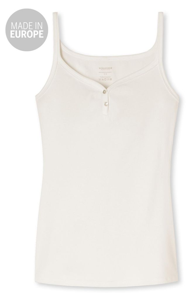 Schiesser Damen Spaghettitop Gr. 38 sekt