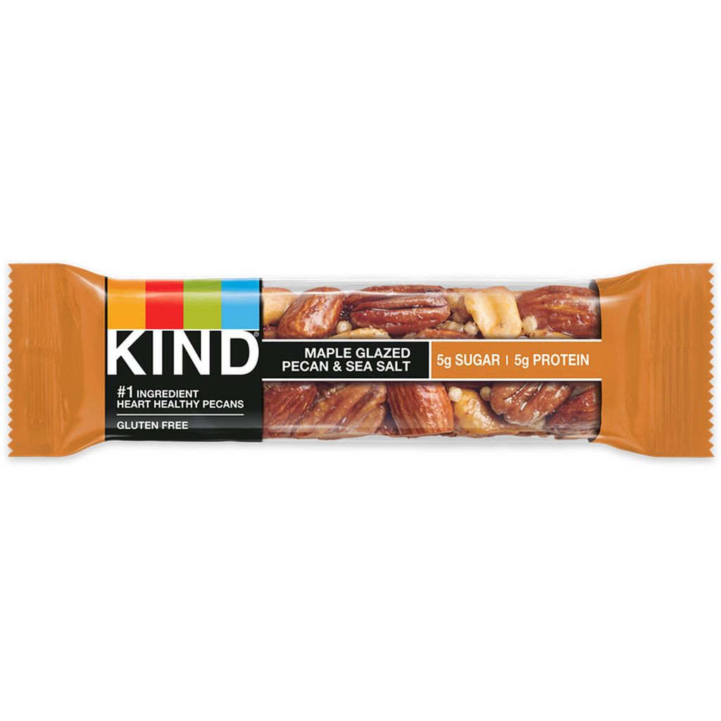 Barre BE KIND Maple Glazed Pecan Sea Salt aux noix Image du produit 