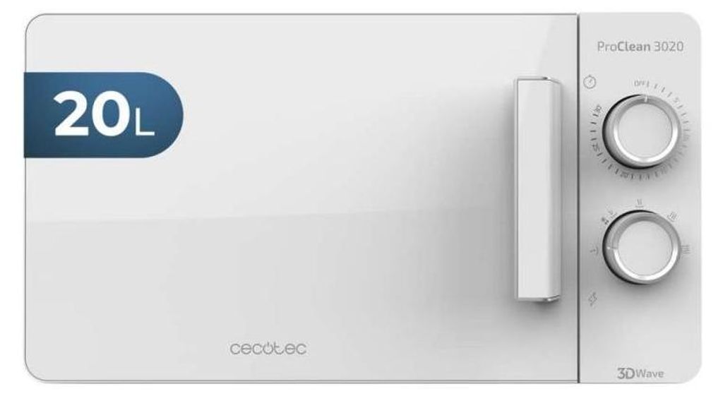 Cecotec 01520, Arbeitsplatte, Solo-Mikrowelle, 20 l, 700 W, Produktbild 