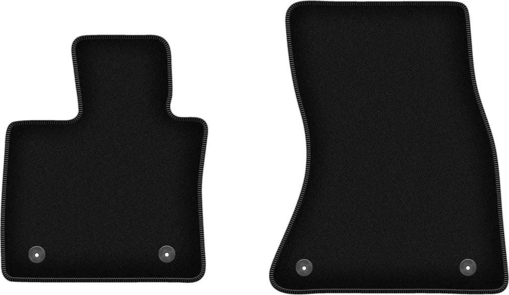 Accessori BMW X6 F16: Tappetini Anteriori in Velluto Nero Custom Fit