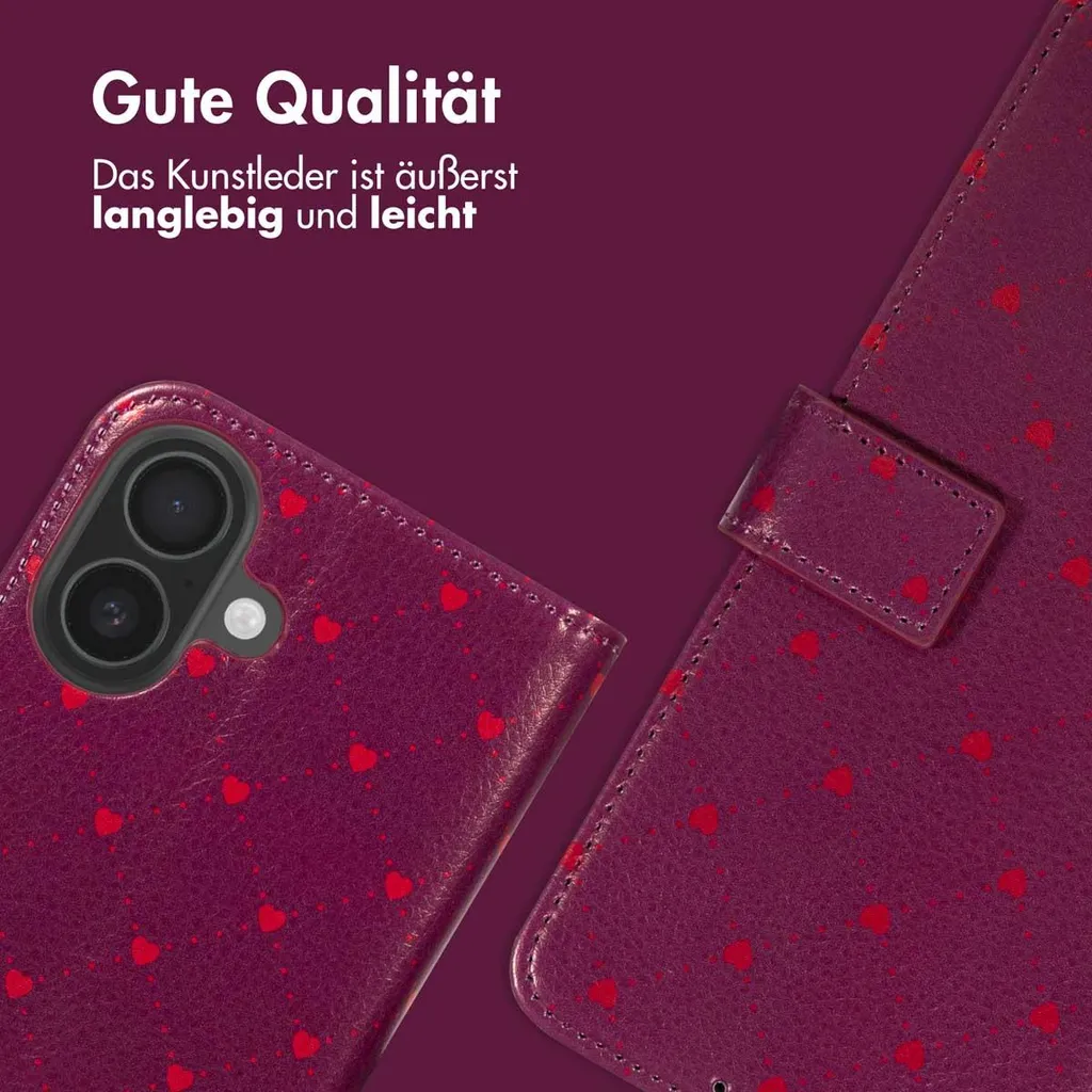 Custodia iPhone 17 imoshion Crush Check Coral Dust - Protezione Design - 2