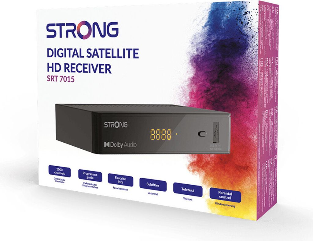 SRT 7015 DVB-S2 Digitaler HD Satelliten Reciever Produktbild 6