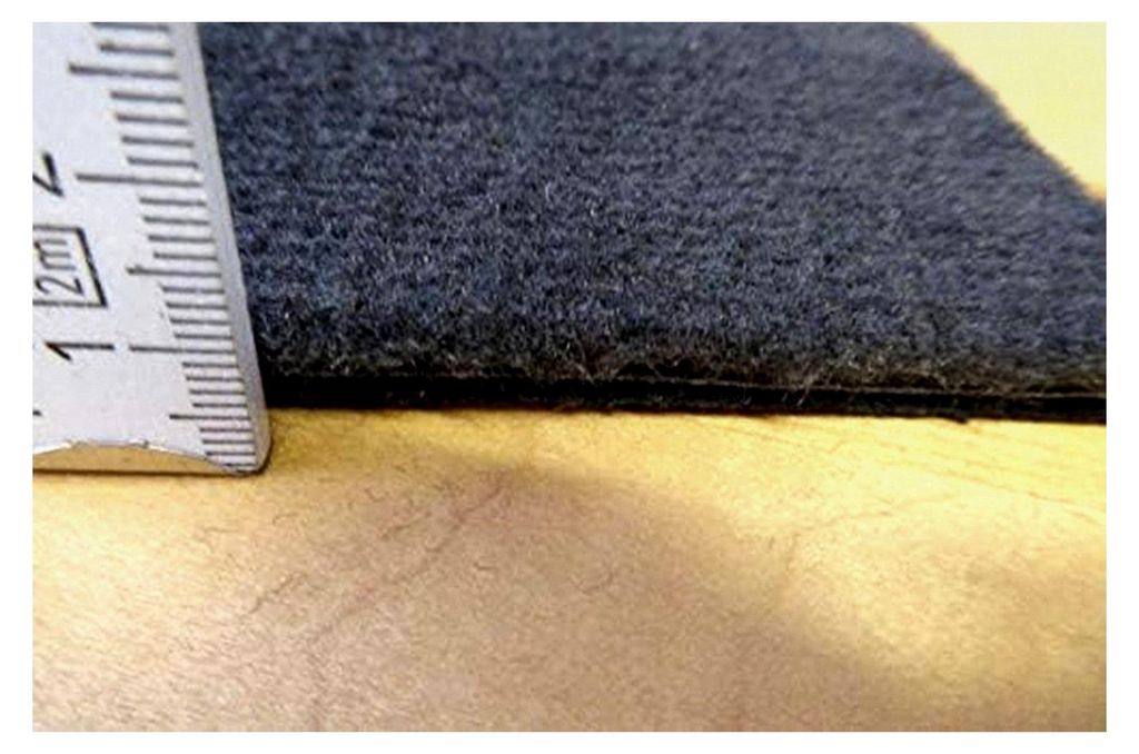 Teppich Meterware Autoteppich feiner Dicker Velour anthrazit 200cm