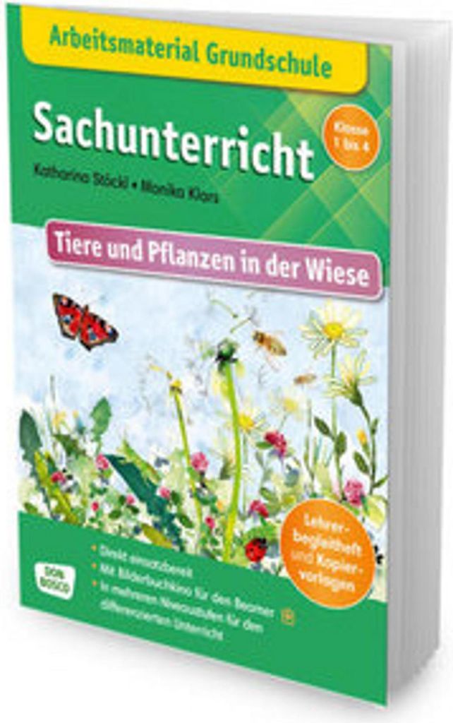 Arbeitsmaterial Grundschule. Sachunterricht: Tiere und Pflanzen in der Wiese