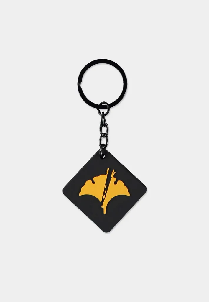 Porte-clef souple feuille Ginkgo Ghost of Yotei - Licence Officielle