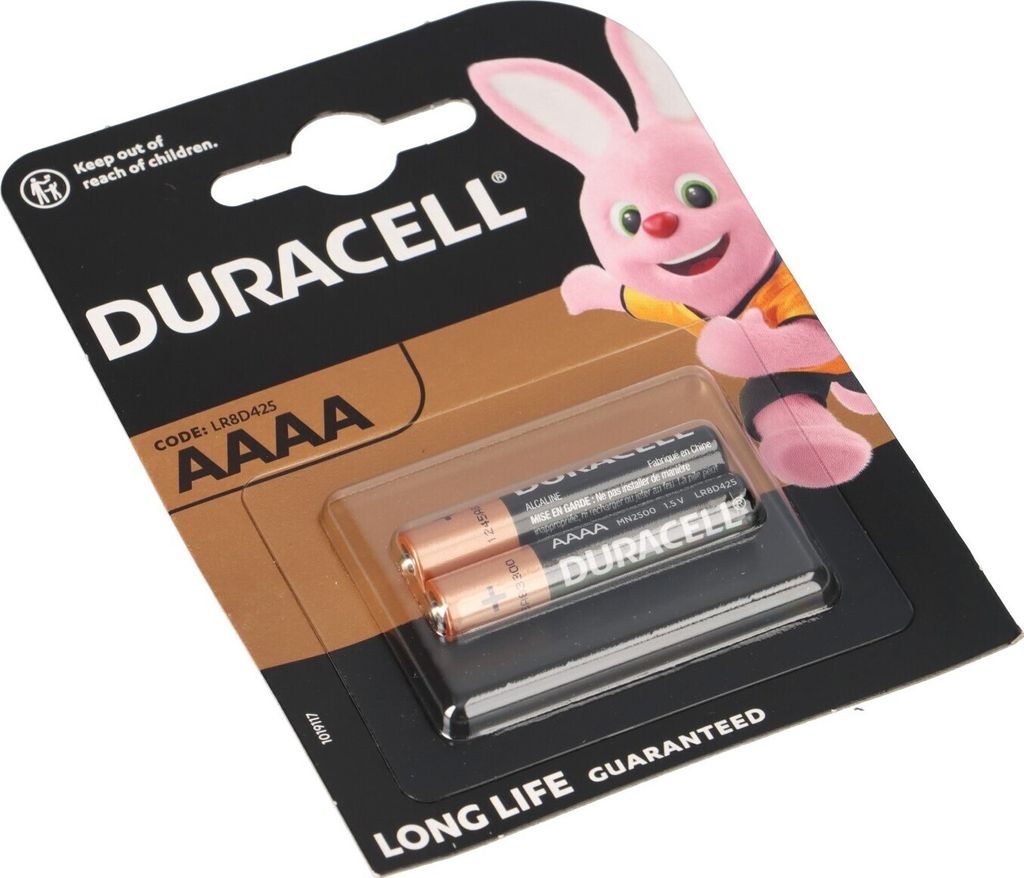 2 baterie DURACELL Mini AAAA Mini AAAA 1,5 V Zdjęcie produktu 18