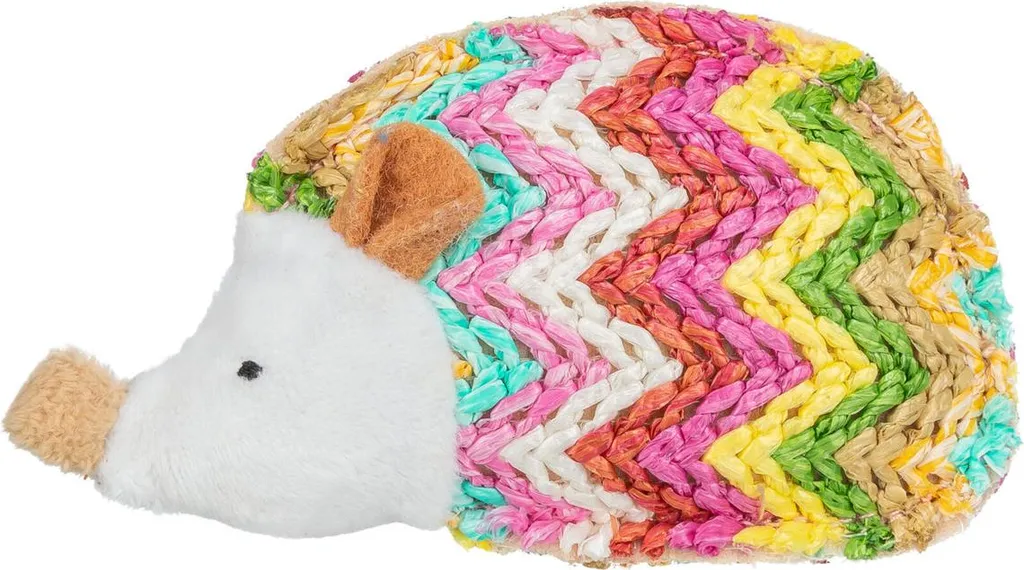 Trixie Riccio Peluche per Gatti Colorato con Catnip e Suono 8cm