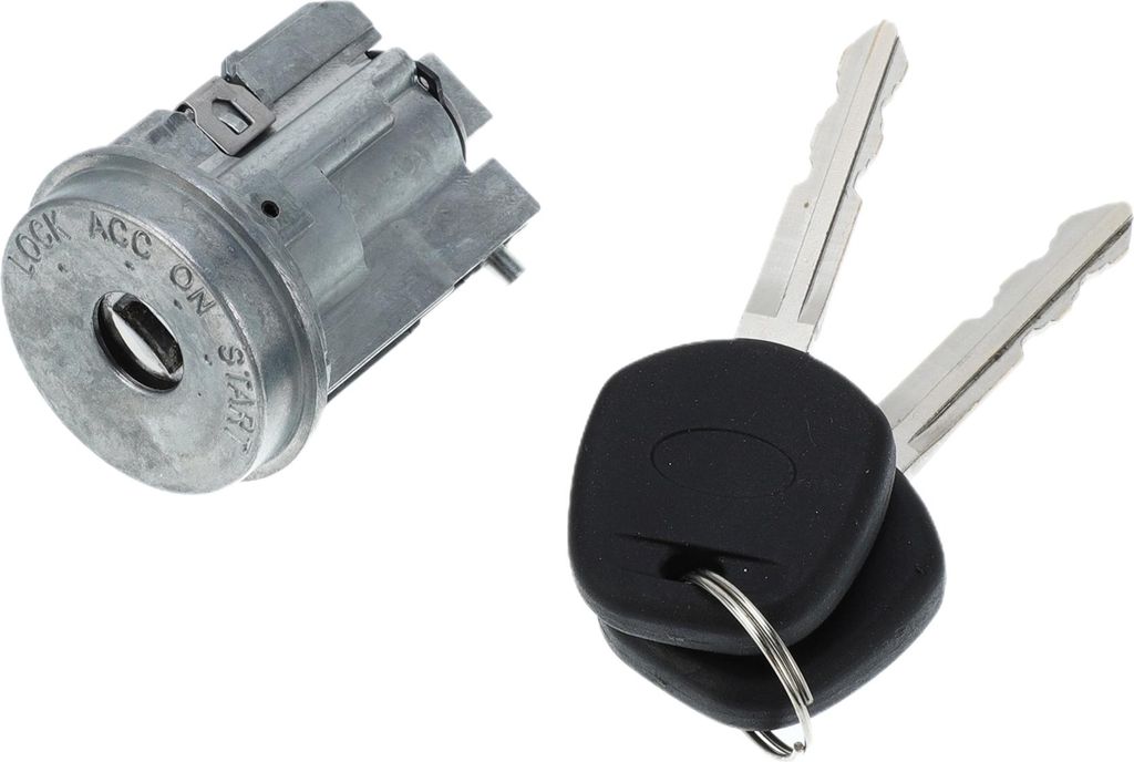 Zündschlosszylinder mit Schlüsseln Nr. 690570K010 - für Toyota Hilux 2.7L L4 2004-2008 Metall Silberton - Türschlosszylinder 1 Satz.