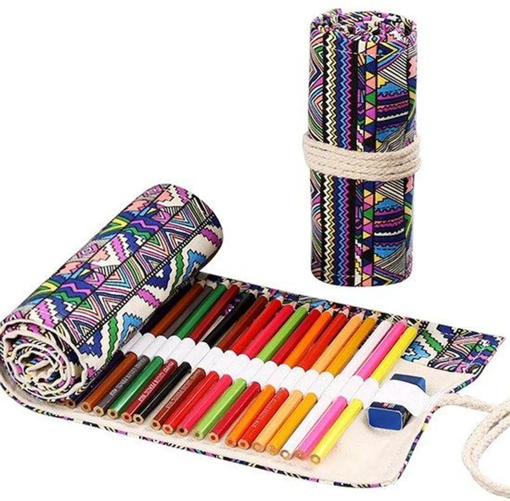 Trousse à crayons 72 slots en toile : fini les mines cassées en sac