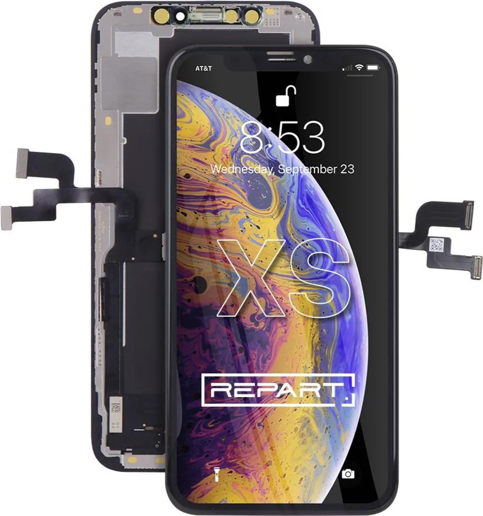 Bloc Écran de Remplacement iPhone XS OLED Vitre Tactile et Joint Adhésif