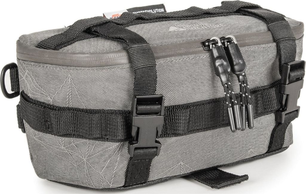 Kappa Lenkertasche Grau RA317, Motorrad / Fahrrad Gepäcktasche , 3L
