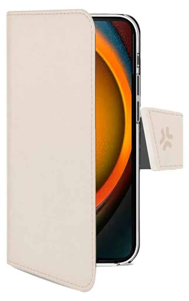 Étui Celly WALLY pour iPhone 17 Air en Sable : Housse Portefeuille 6.5"