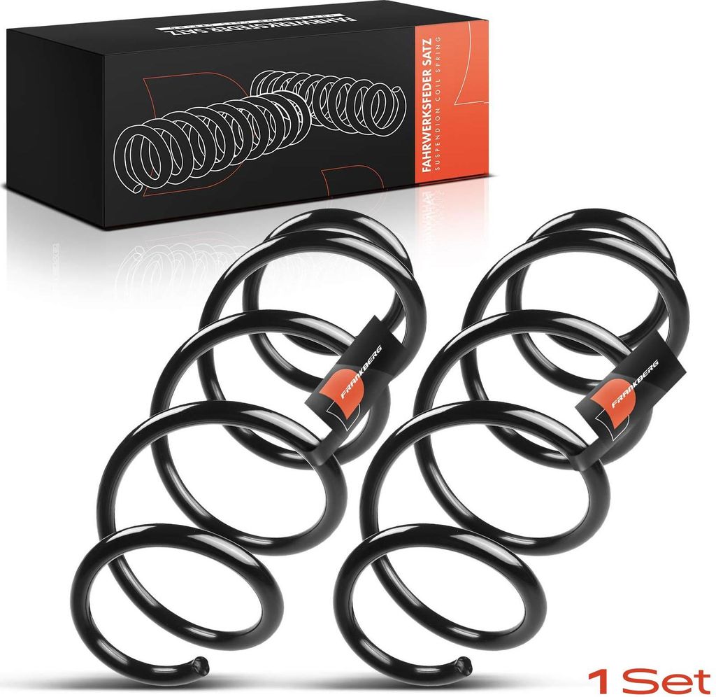 Frankberg 2x Fahrwerksfeder Vorderachse für VW EOS 1F7 1F8 Jetta III 1K2 2.0L 2005-2015