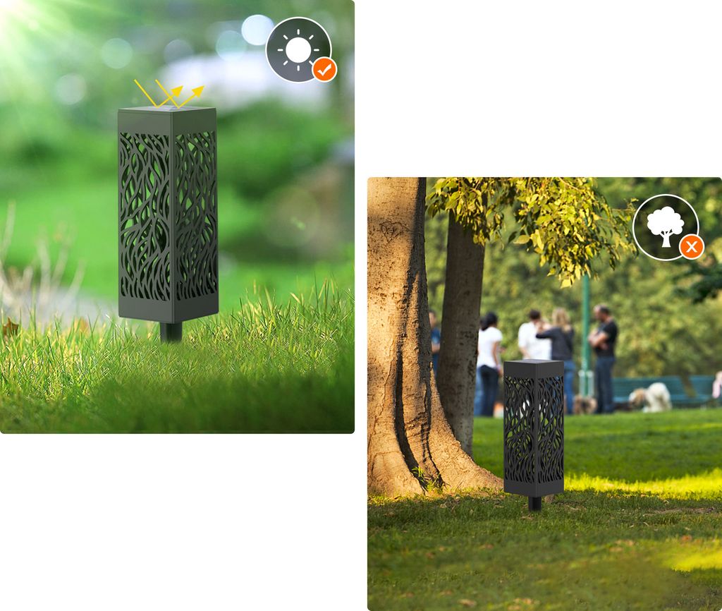 Speed 12x LED Solarlampe Solarleuchte Gartenlicht Produktbild 7