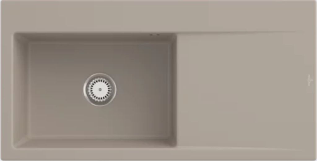 Villeroy & Boch Keramikspüle 336201AM, Subway Style 60 Einbauspüle - inkl.