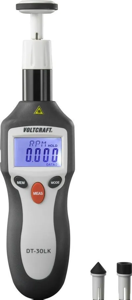 Mesurer Vitesse de Rotation Moteur avec VOLTCRAFT DT-30LK SE Noir
