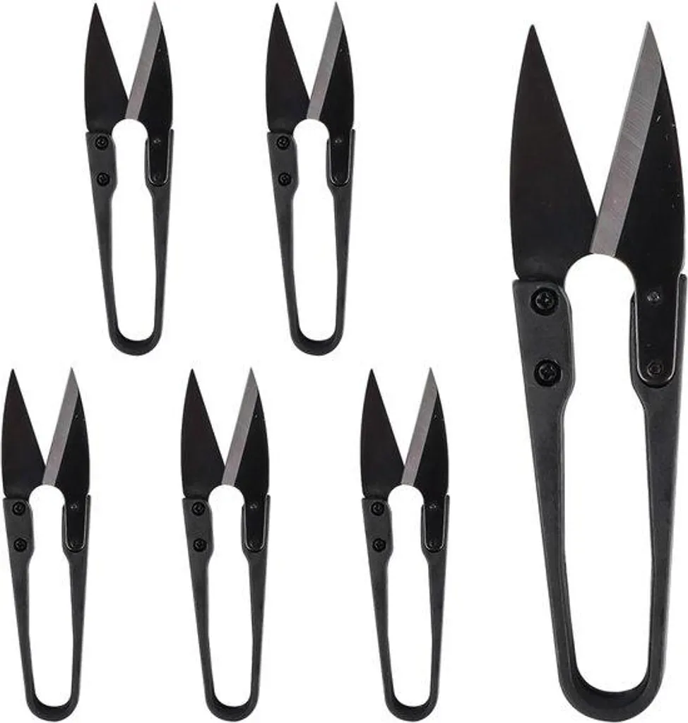 Kit de Sécateurs de Jardinage 6 Pièces en Inox avec Revêtement Spécial