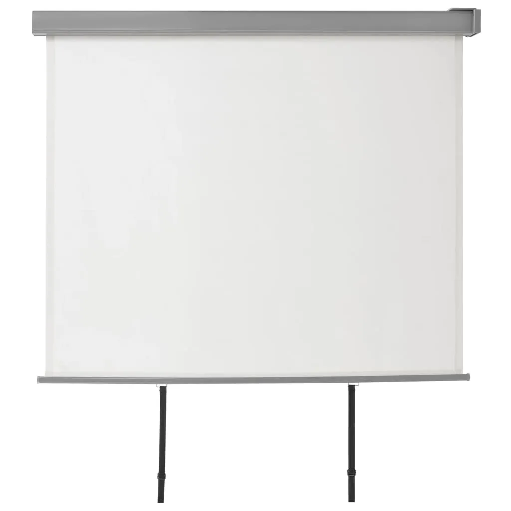 Brise-vue rétractable et store latéral de balcon SYFAX 150x200cm Crème