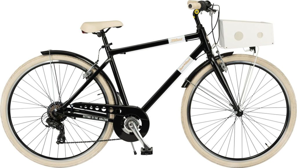 VENICE - I love Italy Citybike MILANO Man 28 Zoll , NERO PDC