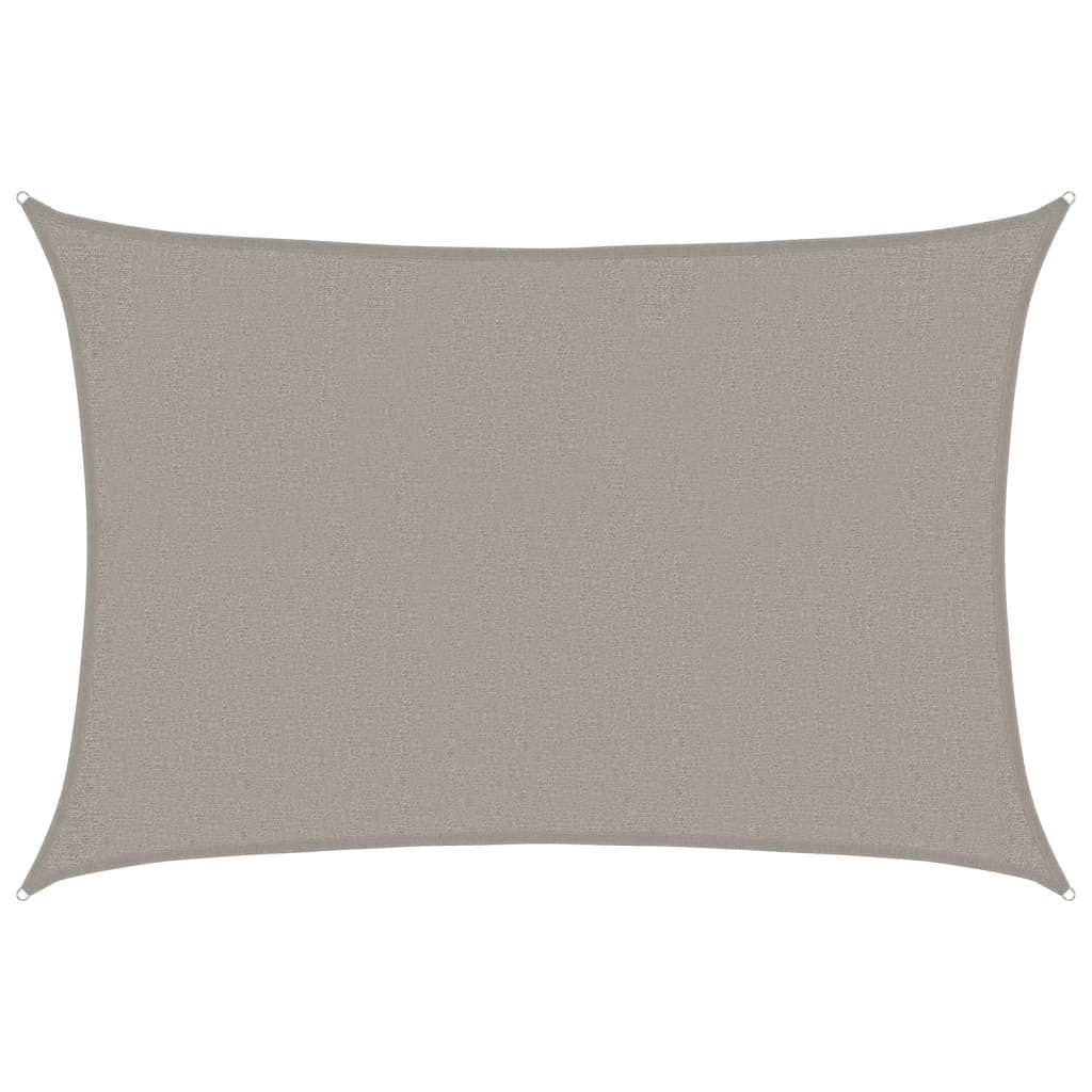 vidaXL Tenda da sole 160 g/m² rettangolare Grigio chiaro Immagine del prodotto 