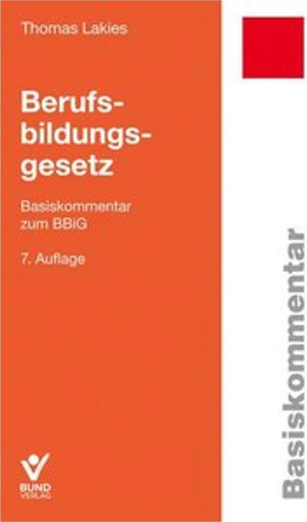 Berufsbildungsgesetz BBiG Loi Allemande Formation Professionnelle 2024