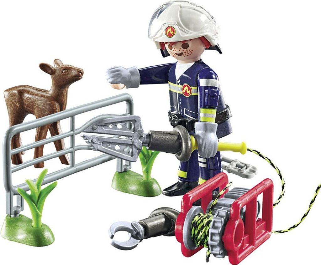 PLAYMOBIL Feuerwehr-Tierrettung, Aktion/Abenteuer, 4 Produktbild 