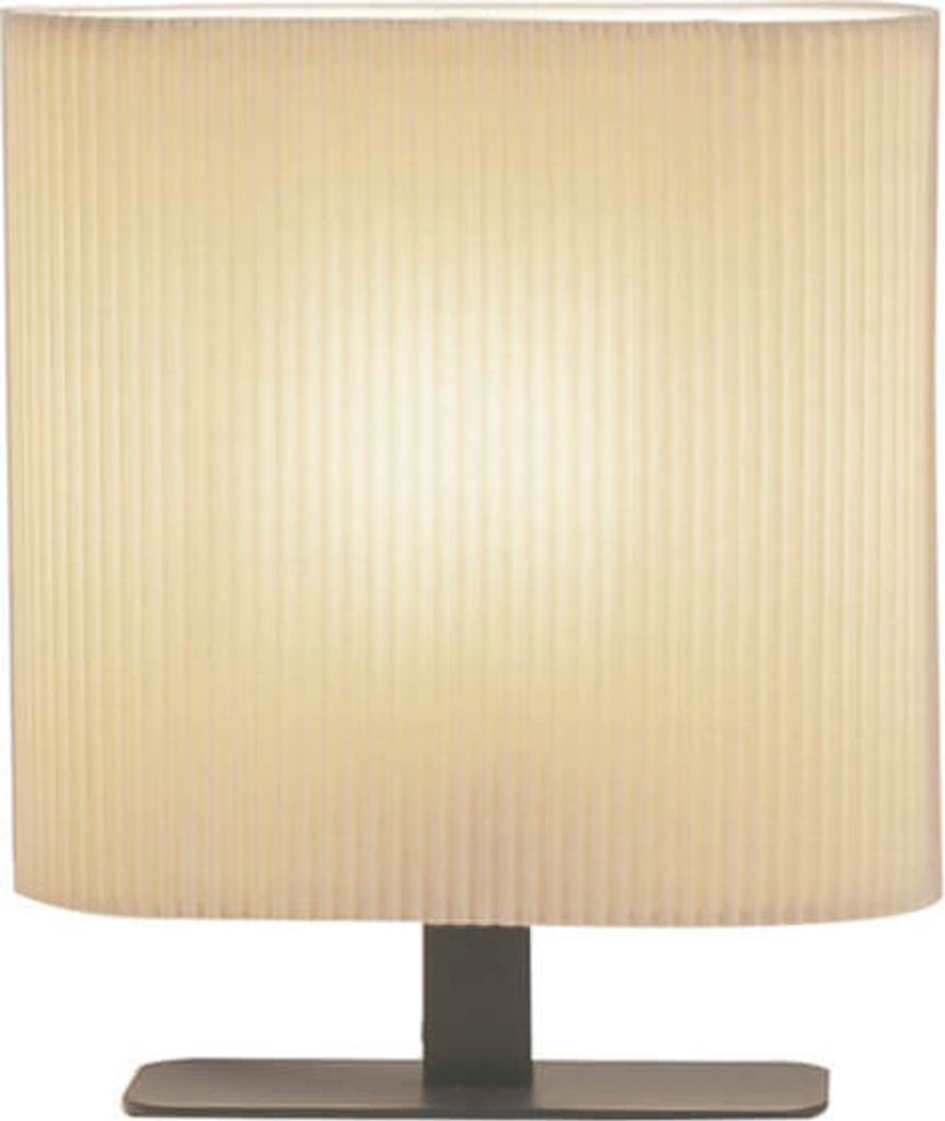 HOME DELUXE Kleine Tischlampe SUKO - Beige | Tischleuchte Schreibtischlampe Nachttischlampe