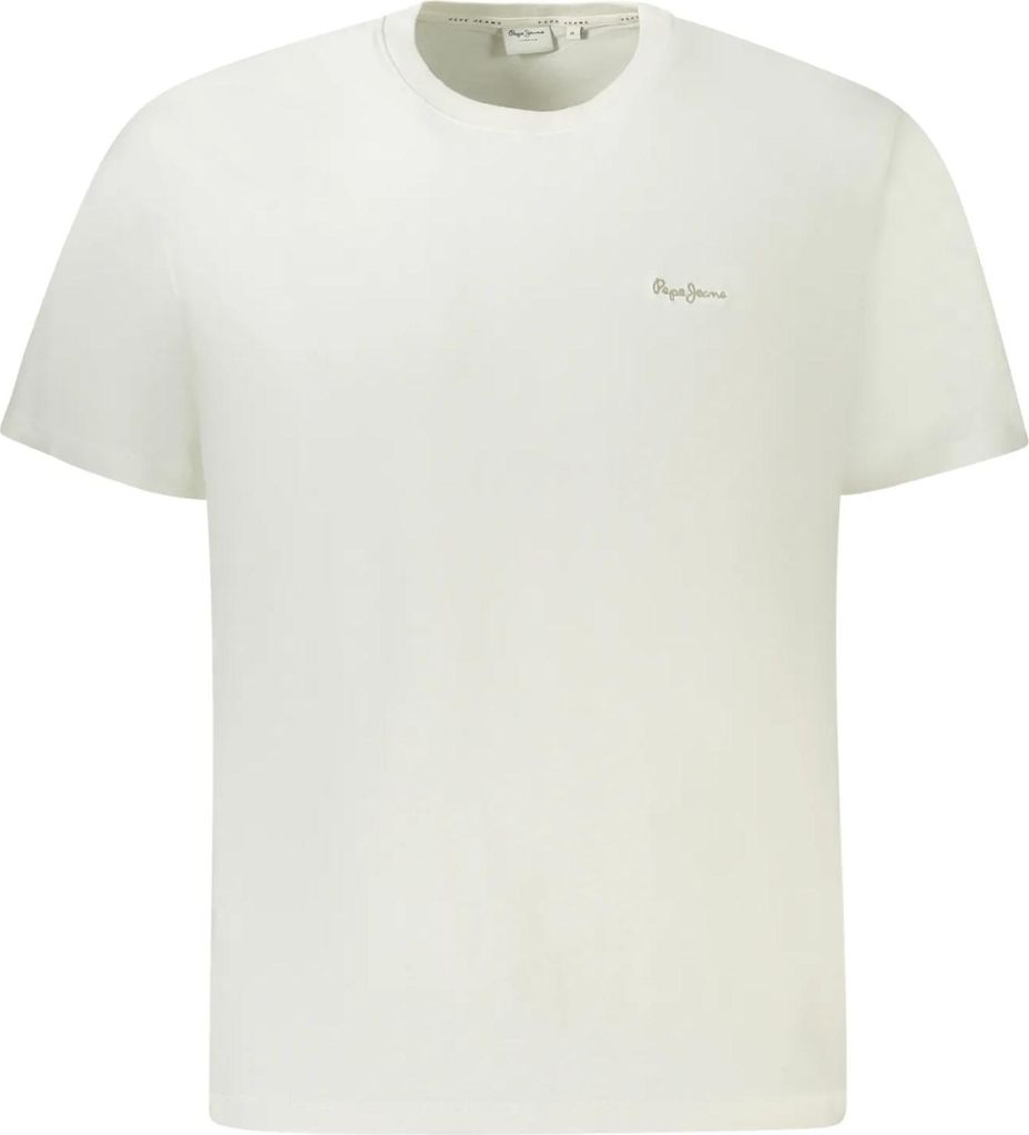 Pepe Jeans Herren KURZARM-T-SHIRT Weiß PM509933CONTRASTCONNOR_BI803 : Größe - L Größe: L
