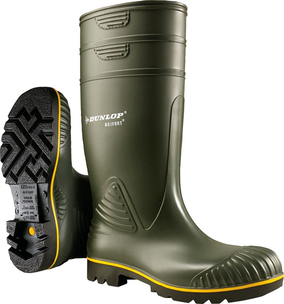 Dunlop Acifort Heavy Duty Calf Herren (Green/Black) Größe Produktbild 